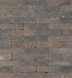 Trommelsteen 20X5X7cm Metro wf Bruin Zwart A. van Elk BV